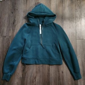 Scuba Oversized Half-Zip Hoodie, size xs/s